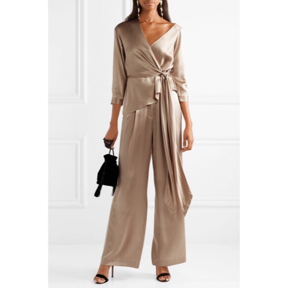 Michelle Mason Asymmetric Wrap Top and Trousers